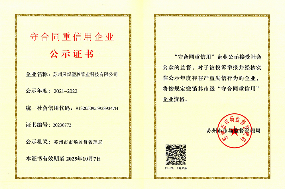 守合同重信用证书 新2023